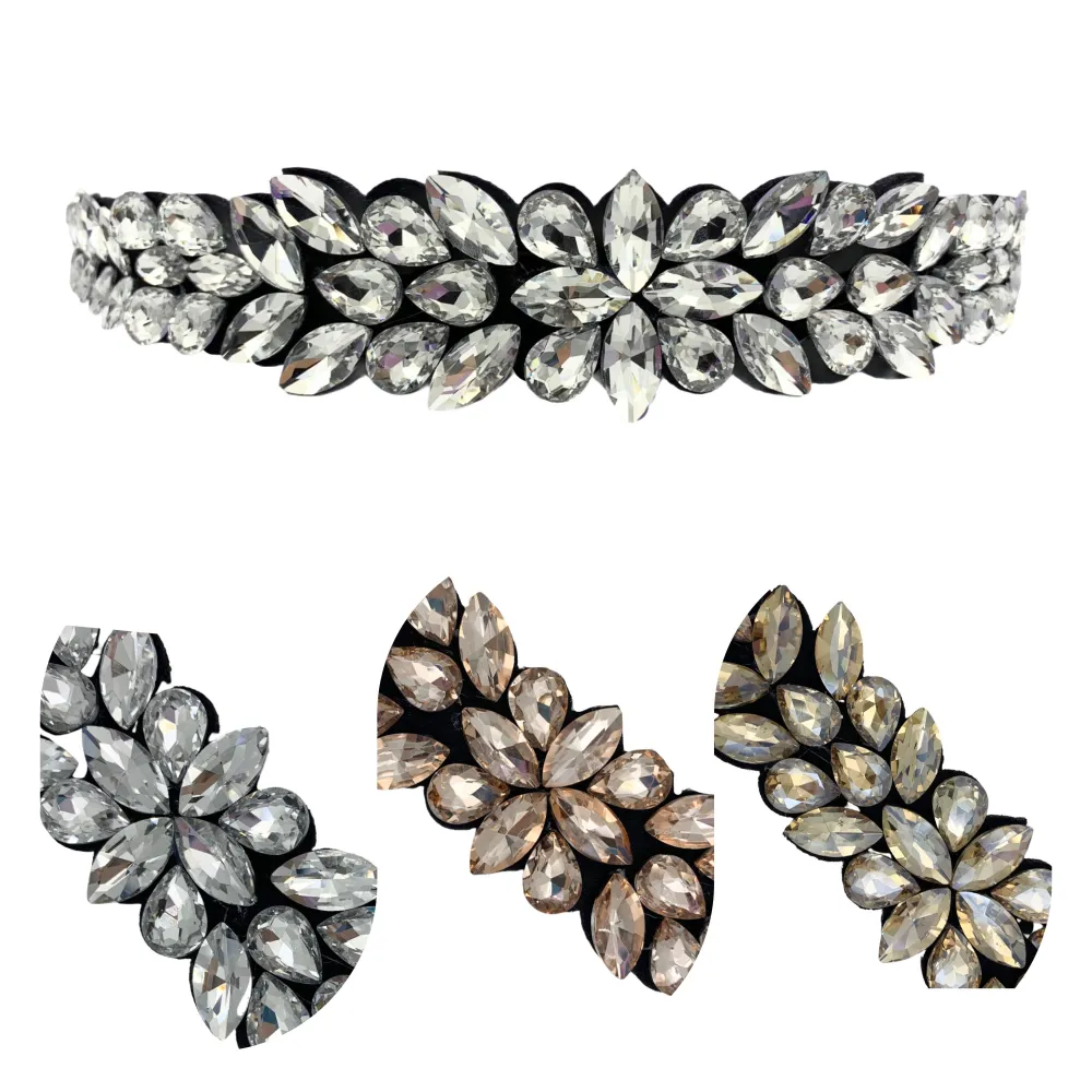 CIN5884-Fiore-Cintura con Pietre Colorate - CIN5884-Fiore-Cintura con Pietre Colorate (Argento)