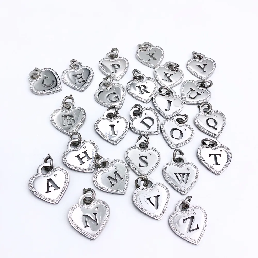 Cio-Iniziali 4120 - Ciondolo in Acciaio - CIO-413-89 (S)