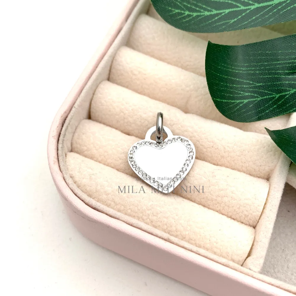 Cuore-Ciondolo in Acciaio - CIO413-053