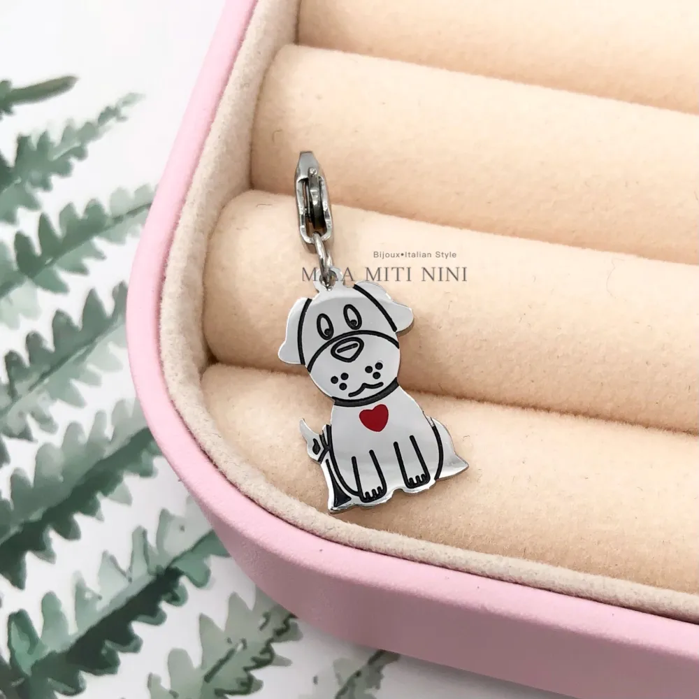 Cane-Ciondolo in Acciaio - CIO413-121