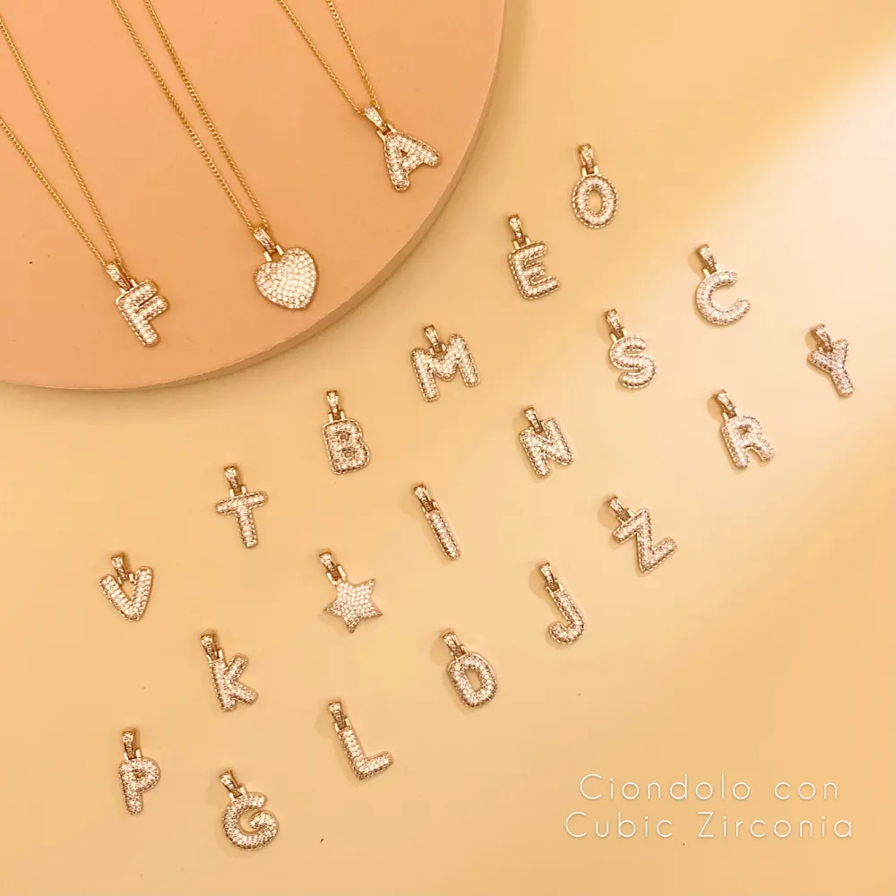 [CIO7538-Iniziale Zirconia - Ciondolo] CIO7538-Iniziale Zirconia - Ciondolo - CIO7538-Iniziale Zirconia - Ciondolo (S)