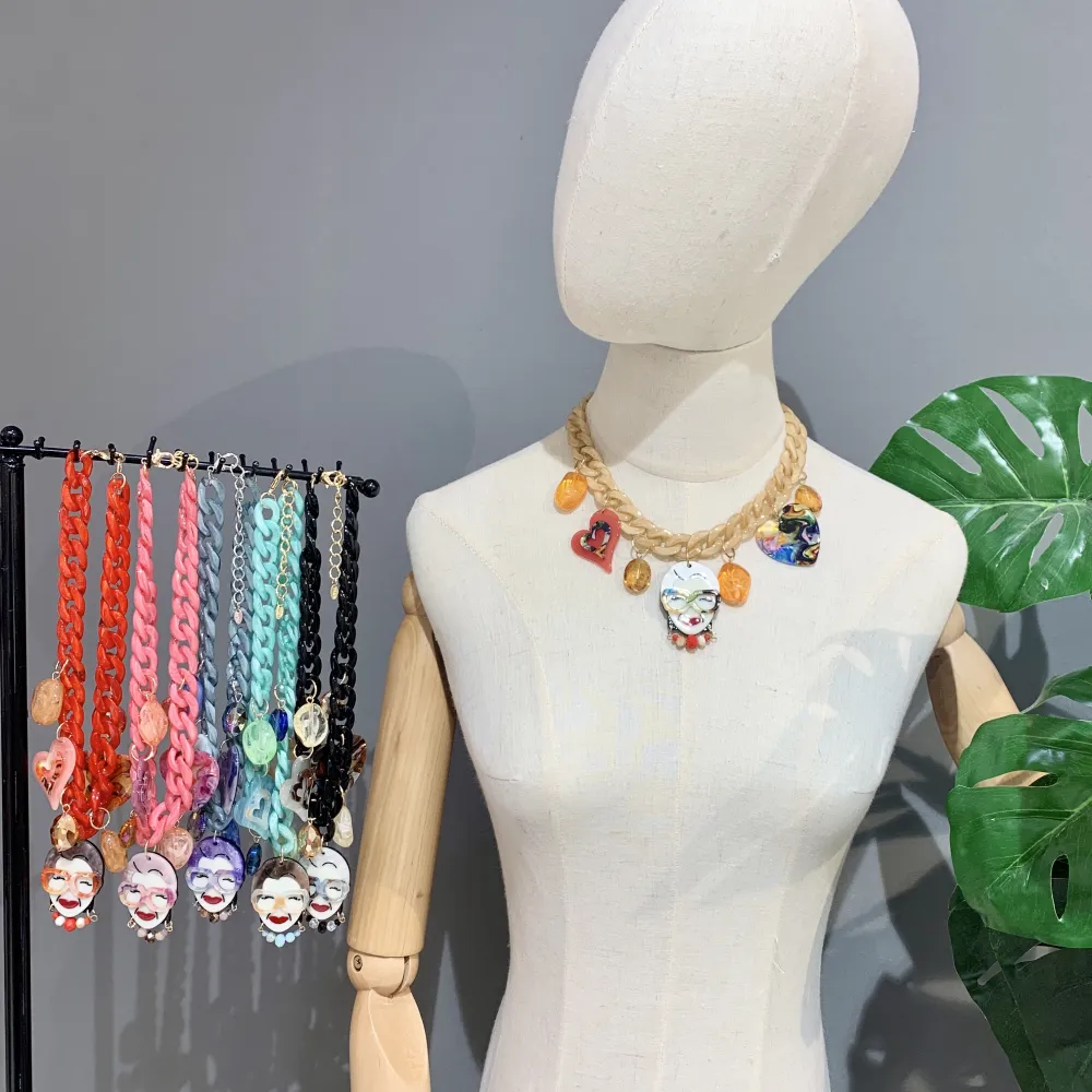 Nonna Chic Iris-Collana Corta Moda - CMC-14499PE