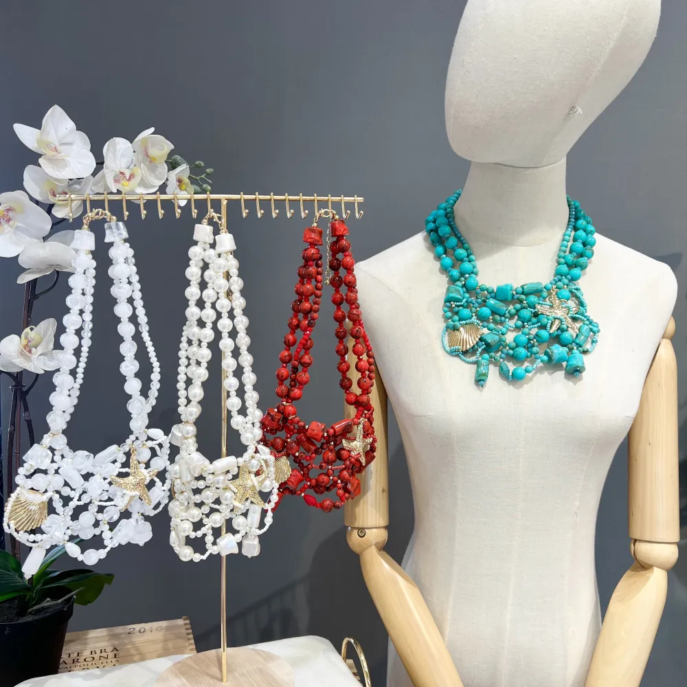 Conchiglia Stella Marina-Collana Corta Moda - CMC-732-321