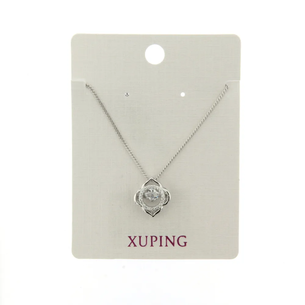 CMC6680-Rosa-Collana Girocollo con Zirconia Xuping - CMC6680-Rosa-Collana Girocollo con Zirconia Xuping