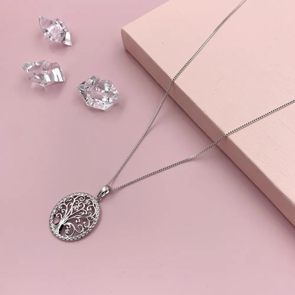 CMC6696-Albero della Vita -Girocollo con Zirconia Xuping - CMC6696-Albero della Vita -Girocollo con Zirconia Xuping