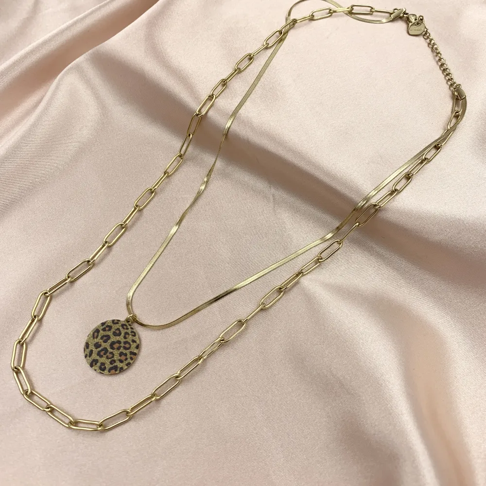 [CMC6704-Catena Animalier -Collana Corta in Acciaio] CMC6704-Catena Animalier -Collana Corta in Acciaio - CMC6704-Catena Animalier -Collana Corta in Acciaio (Argento)