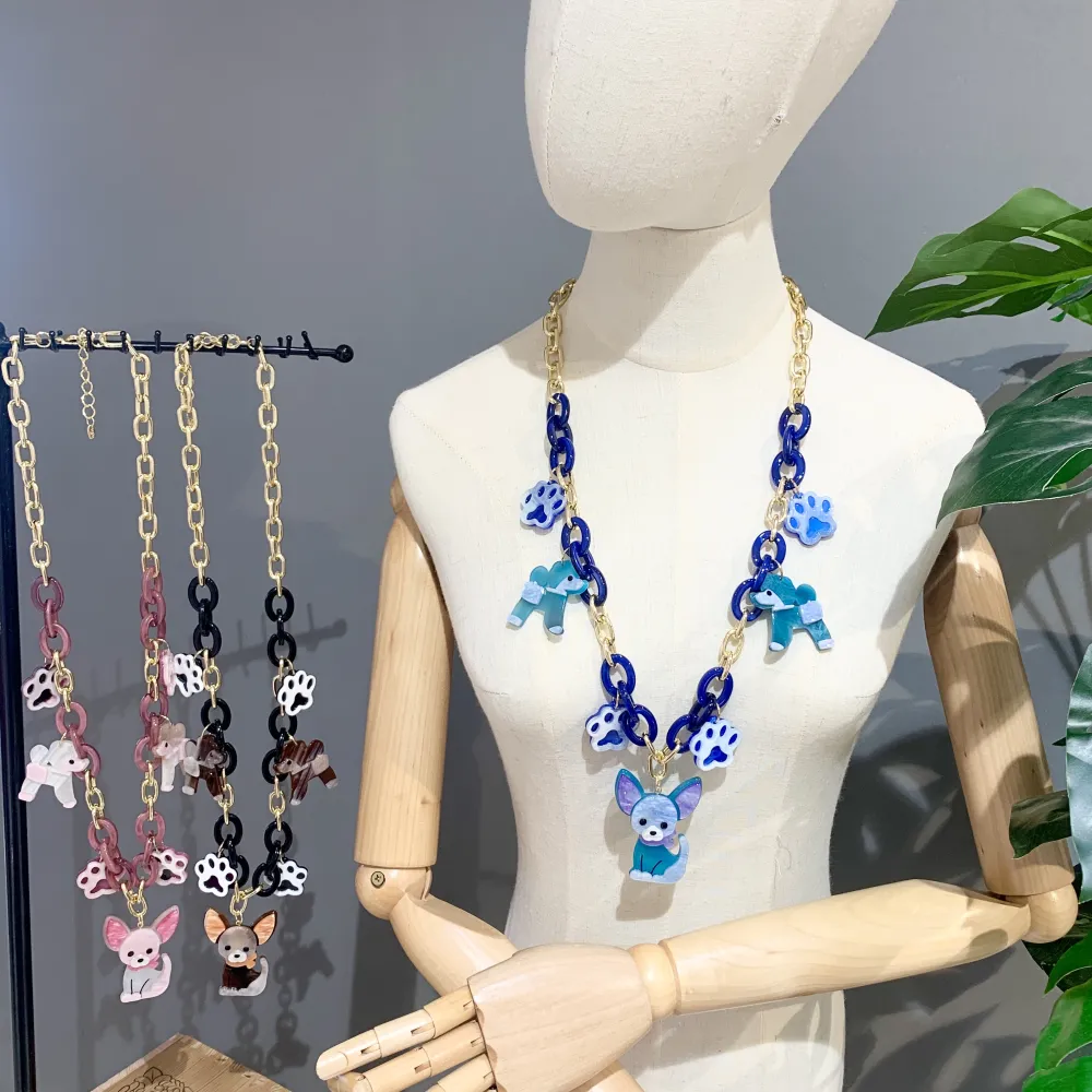 Cane-Collana Lunga Moda - CML-15581