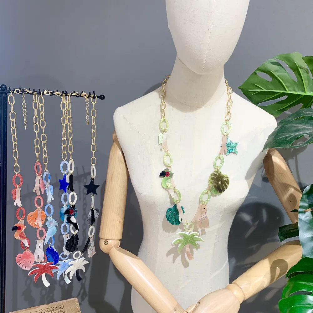 Tropicale  Papagallo -Collana Lunga Moda - CML-15582