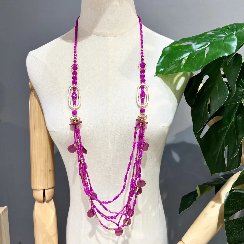 Multifili-Collana Lunga Moda - CML-732-151