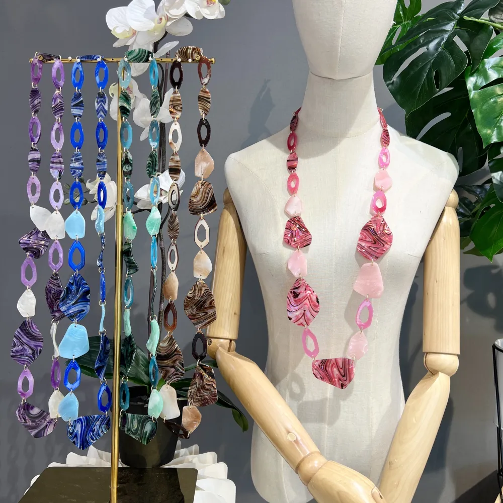 Catena-Collana Lunga Moda in Resina - CML-XL-16111