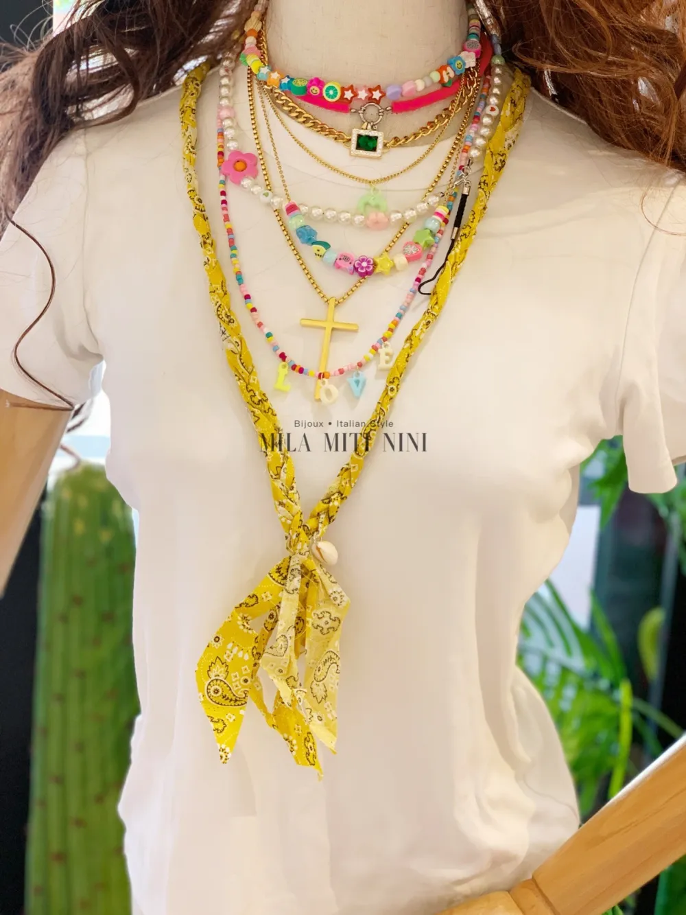 [CMM316-37-Banda con Conchiglia- Collana Lunga] CMM316-37-Banda con Conchiglia- Collana Lunga - CMM316-37-Banda con Conchiglia- Collana Lunga