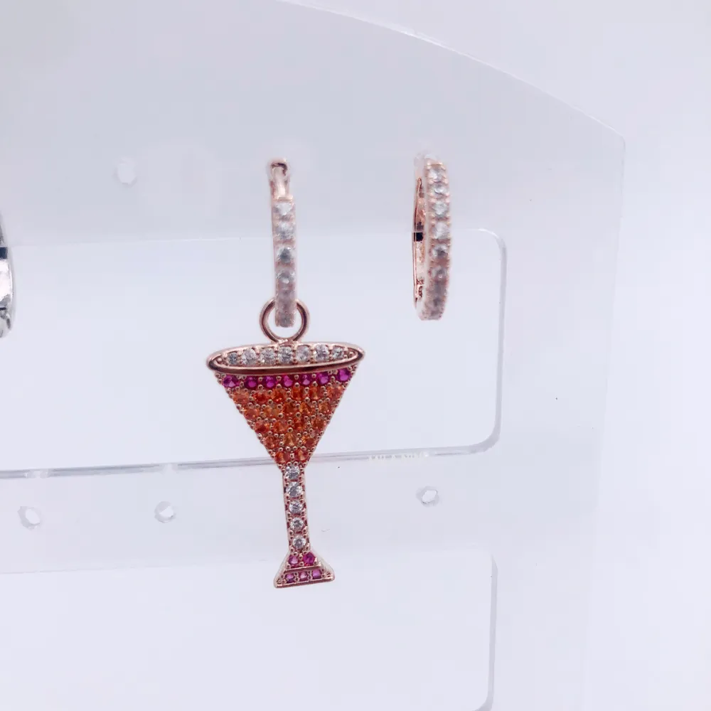 Orecchini zirconia - Cocktail 5743 - Orecchini cerchio zirconia