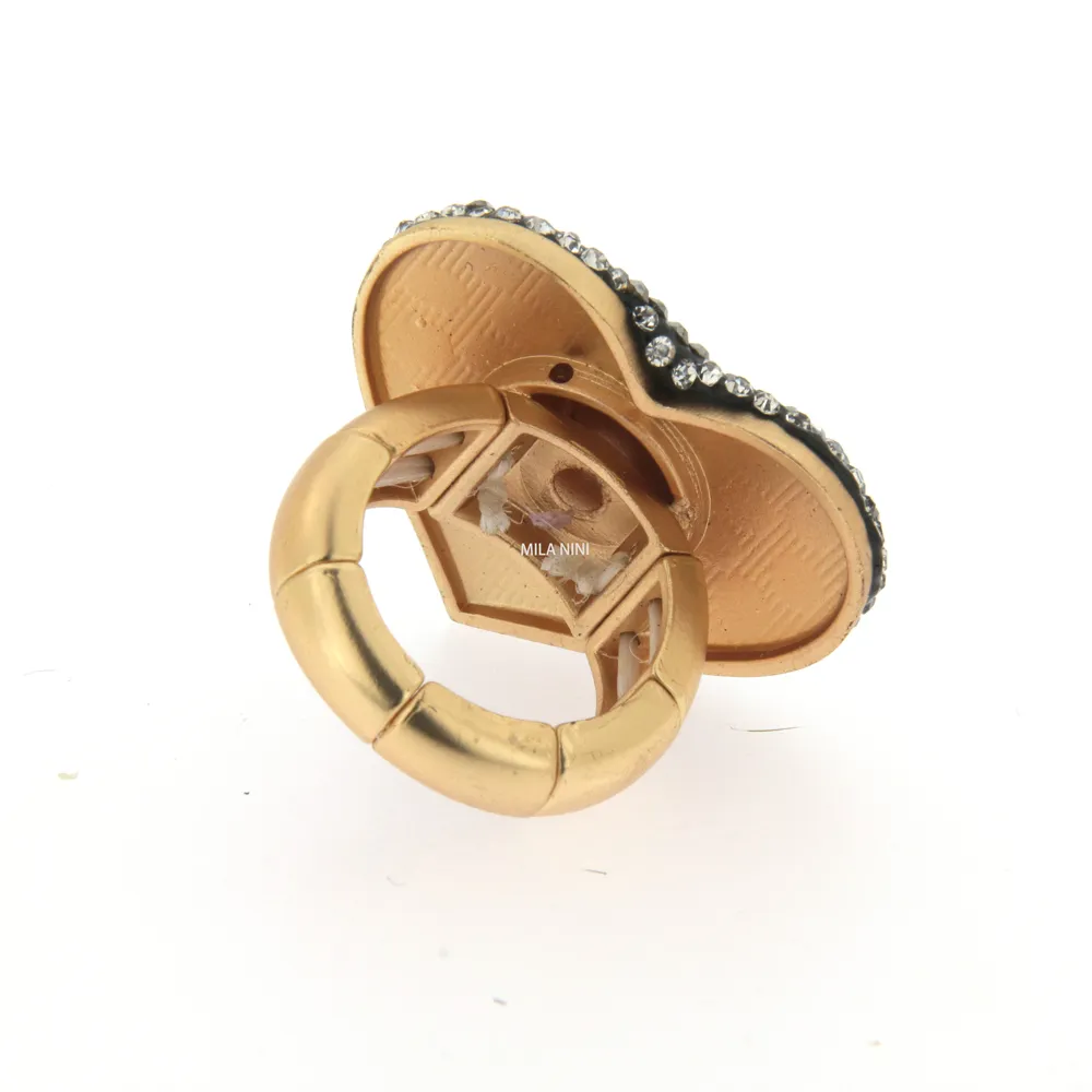 Cuore Maculato - Anello Elastico - Cuore Maculato - Anello Elastico (Argento)