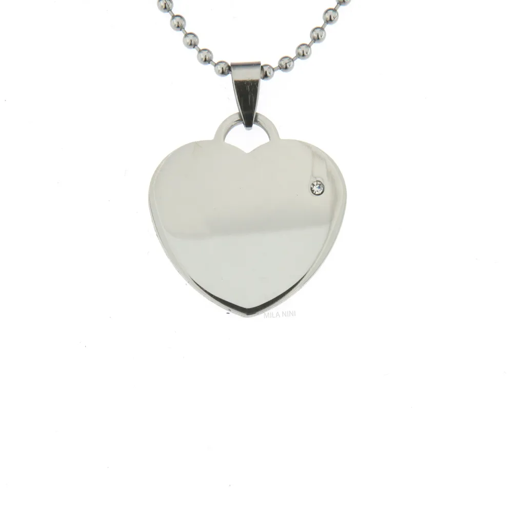 [Cuore con P.luce  -Collana Corta con catena Unisex] Cuore con P.luce  -Collana Corta con catena Unisex - Cuore con P.luce  -Collana Corta con catena Unisex