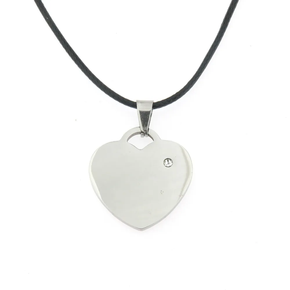 [Cuore con Punto luce - Collana Corta Unisex] Cuore con Punto luce - Collana Corta Unisex - Cuore con Punto luce - Collana Corta Unisex