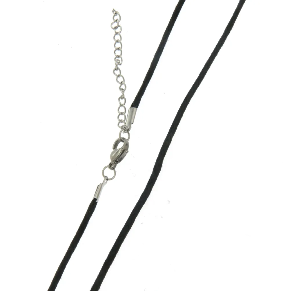 Cuore con Quadrifoglio - Collana Doppia Acciaio - Cuore con Quadrifoglio - Collana Doppia Acciaio