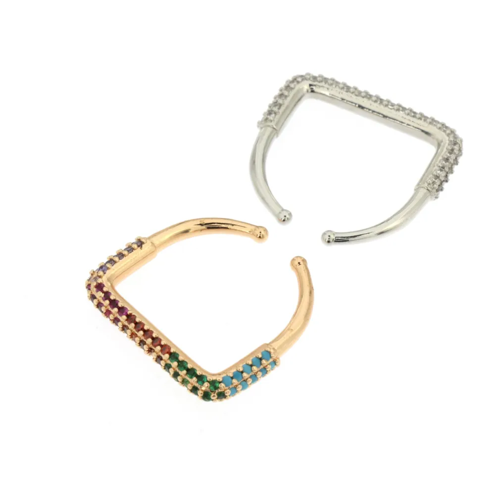 EK-Rettangolare 1030- Ear Cuff - EAK-109-05 (Blu)