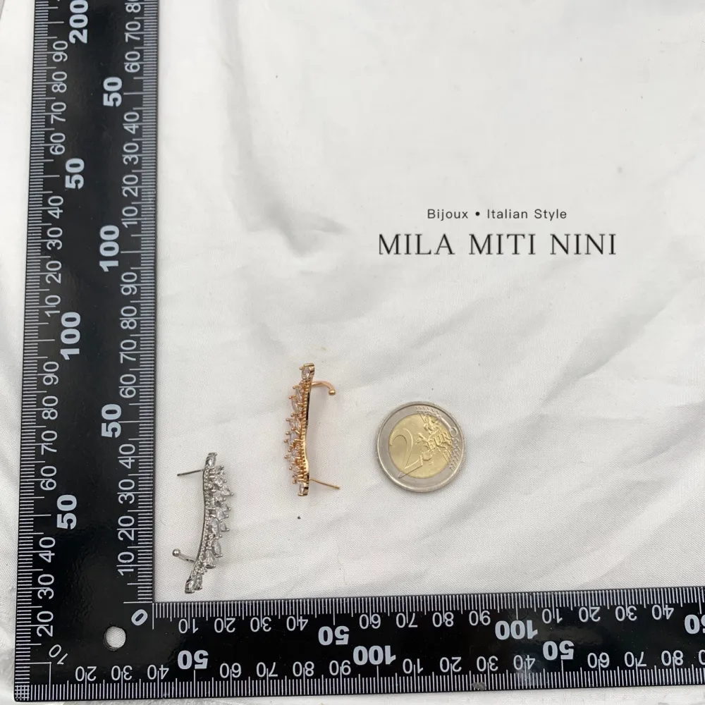 Fantasia-Earcuff con Zirconia - EAK-109-39 (Argento)