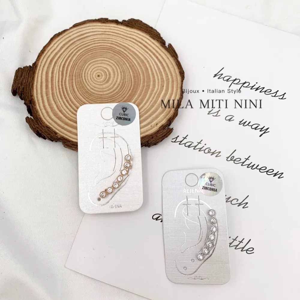 Punto Luce-Earcuff con Zirconia - EAK-109-43