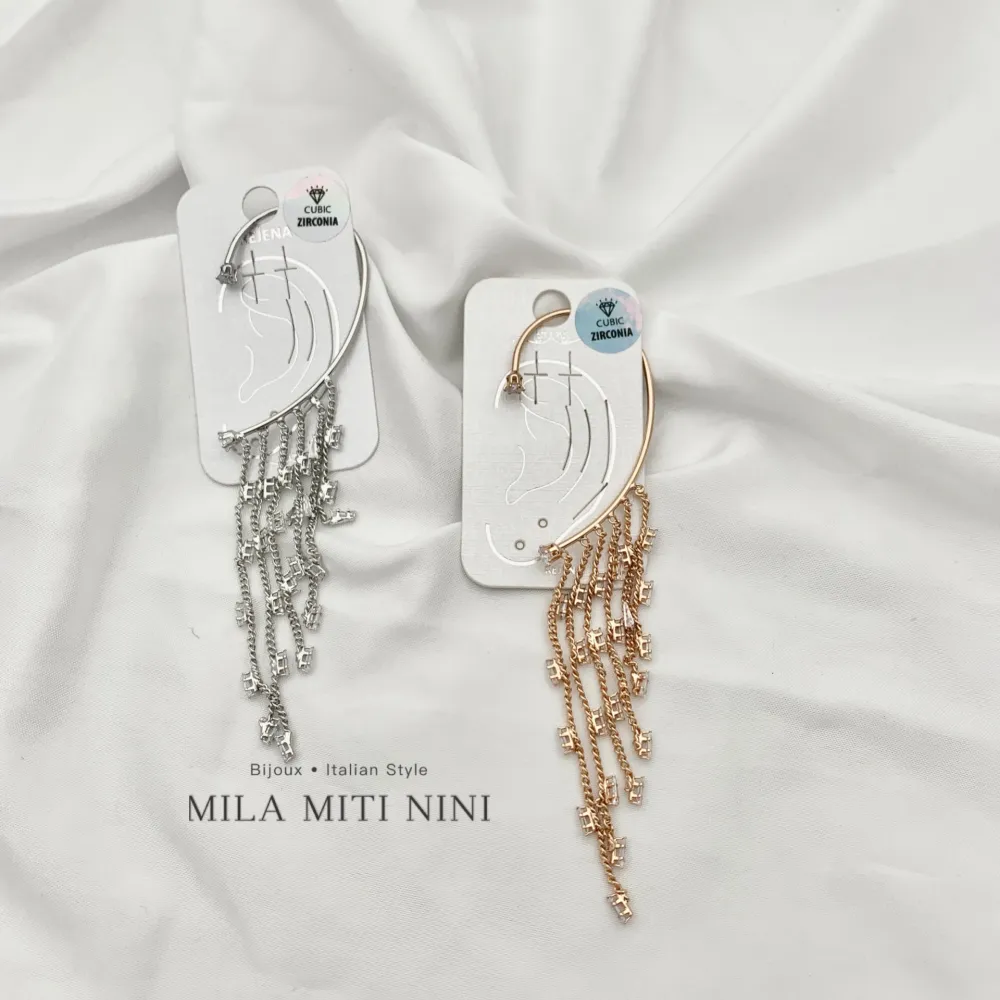 Napine Strass-Earcuff con Zirconia - EAK-109-54