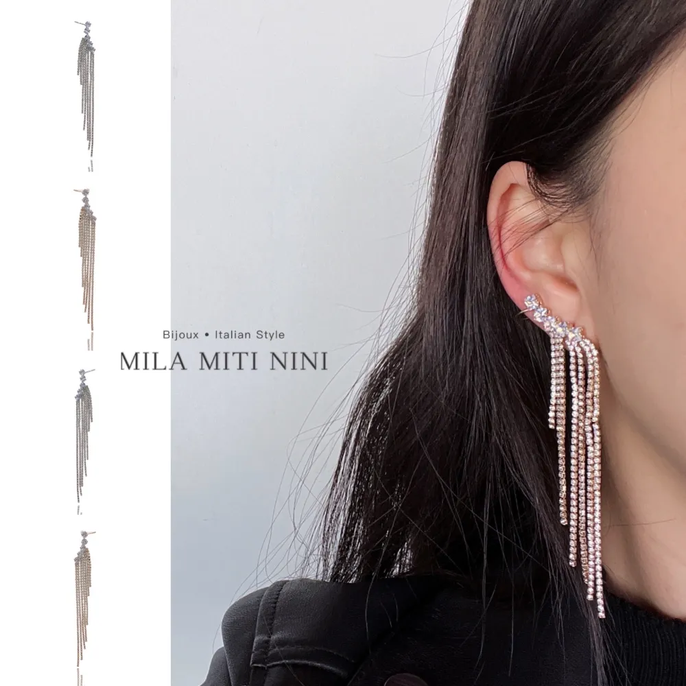 Strass-Earcuff con Zirconia - EAK-159-22008