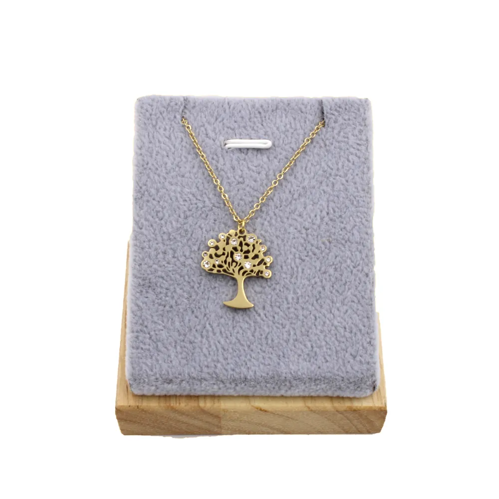 ESP- Porta Collana base Legno 2433- Espositore - ESP- Porta Collana base Legno 2433- Espositore