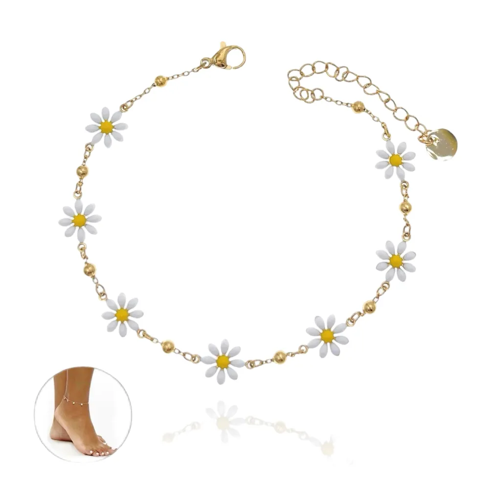 Margherita Smaltata-Cavigliera in Acciaio - KAV-103-4159B