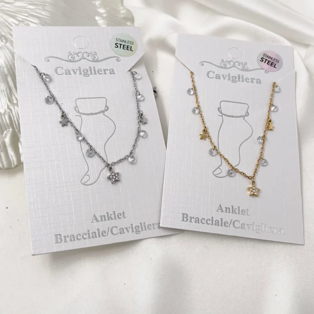 Stelline e Zirconi-Cavigliera in Acciaio - KAV-103-AA1288B