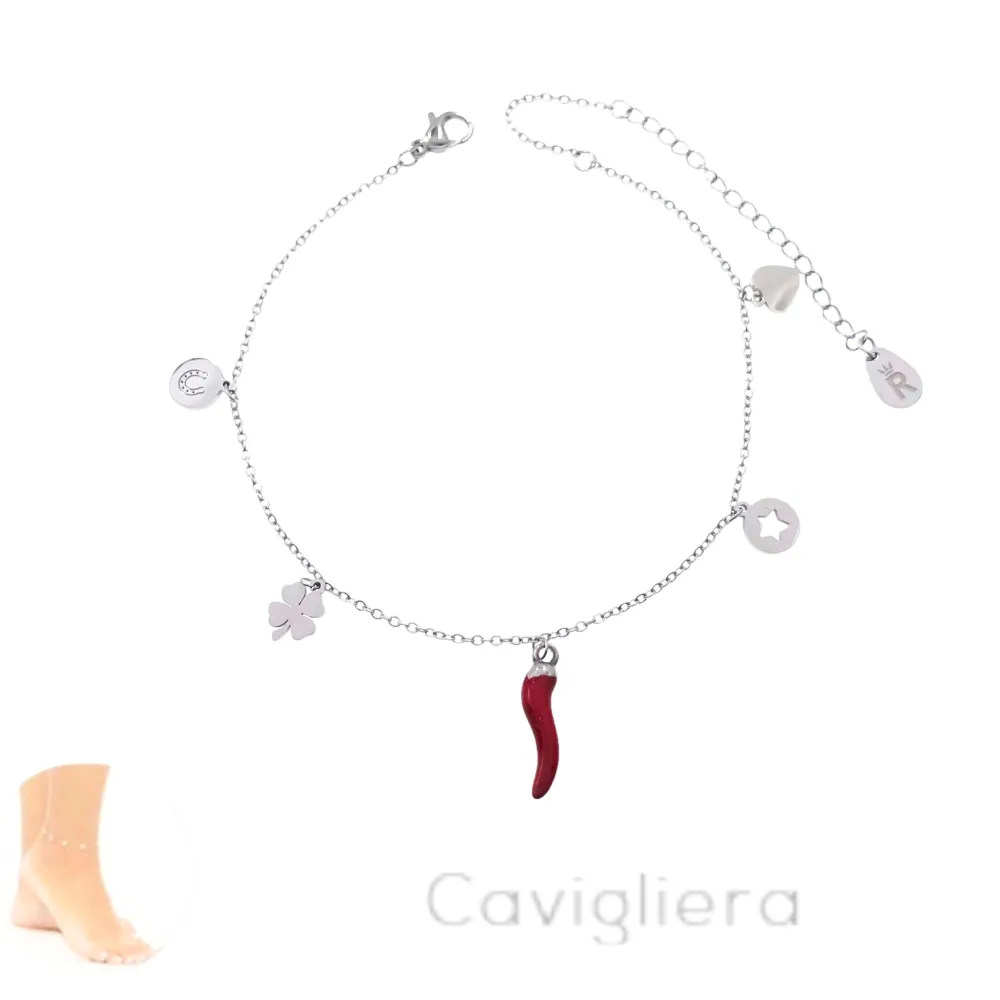 Cornino Fortuna -Cavigliere in Acciaio - KAV-413-291