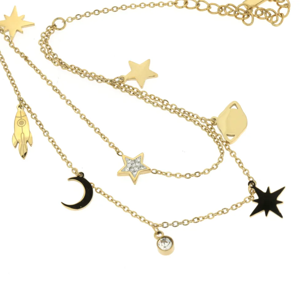 KAV-Pianeta 5258- Cavigliere in Acciaio - KAV-413-54 (Argento)