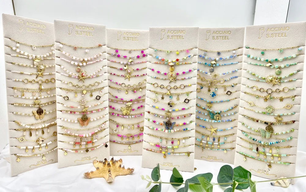 Mix Catene-12Pz Cavigliere in Acciaio - KPA-732-156