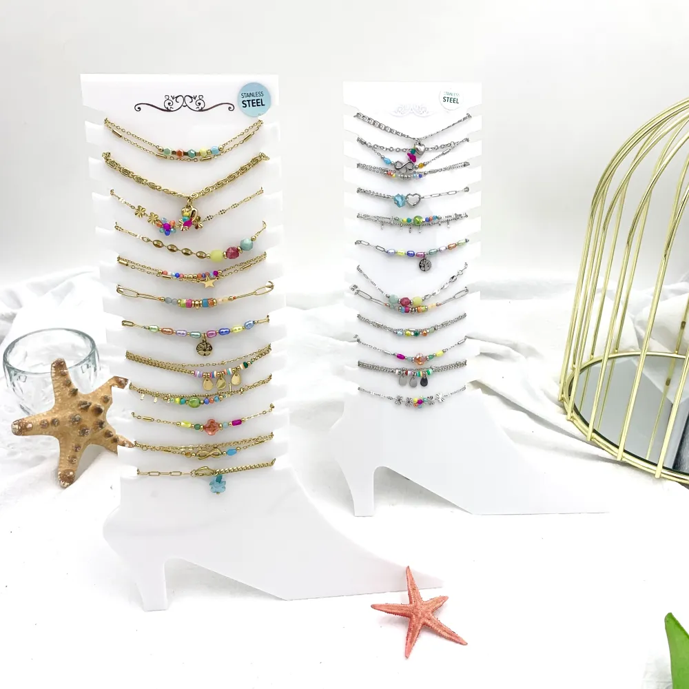 Mix Catene-12Pz Cavigliere in Acciaio - KPA-732-21