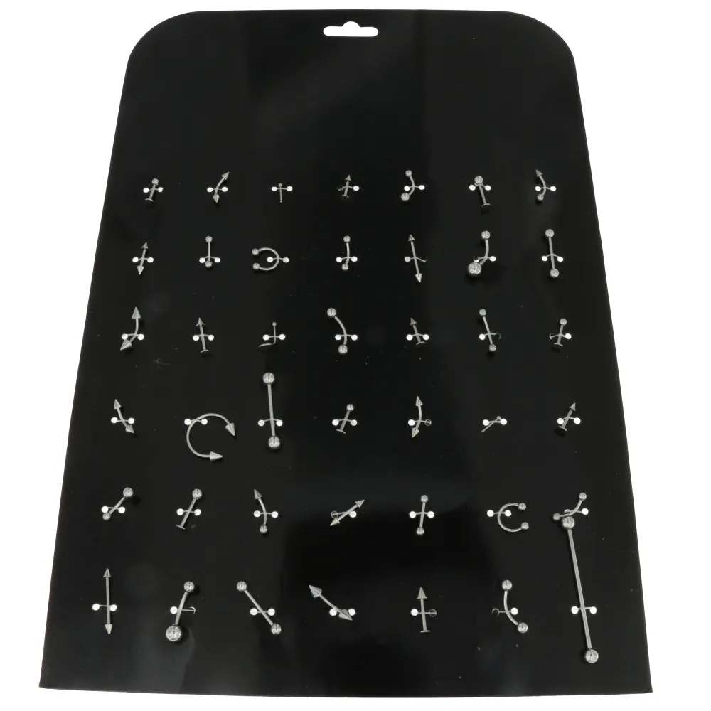 Misto Piercing  - in Acciaio - Misto Piercing  - in Acciaio (Argento)