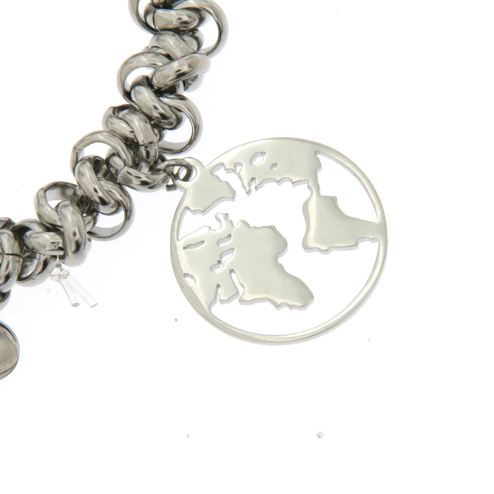 [Mondo liscio  3129 - Bracciale Elastico in Acciaio] Mondo liscio  3129 - Bracciale Elastico in Acciaio - Mondo liscio  3129 - Bracciale Elastico in Acciaio