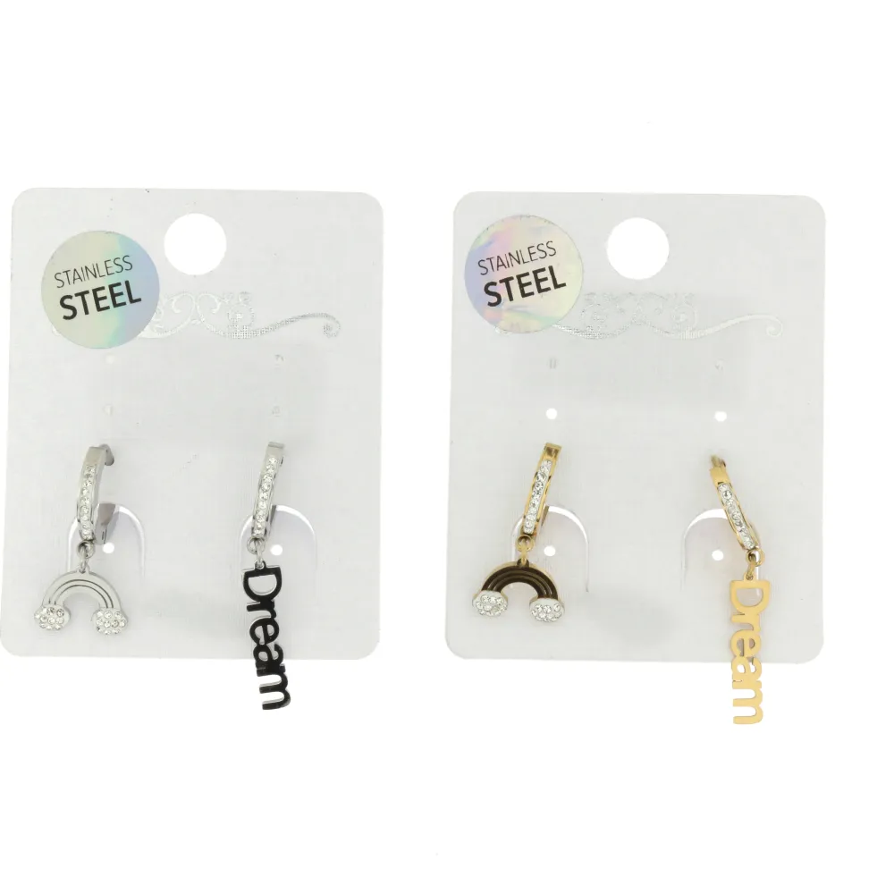 OAC- Arcobaleno Dream 4425- Orecchini a Cerchio con Pendenti in - OAC- Arcobaleno Dream 4425- Orecchini a Cerchio con Pendenti in (Argento)