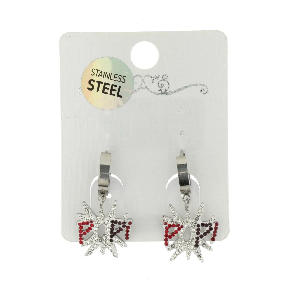 [OAC- Pop 4412 - Orecchini a Cerchio con Pendenti in Acciaio] OAC- Pop 4412 - Orecchini a Cerchio con Pendenti in Acciaio - OAC- Pop 4412 - Orecchini a Cerchio con Pendenti in Acciaio