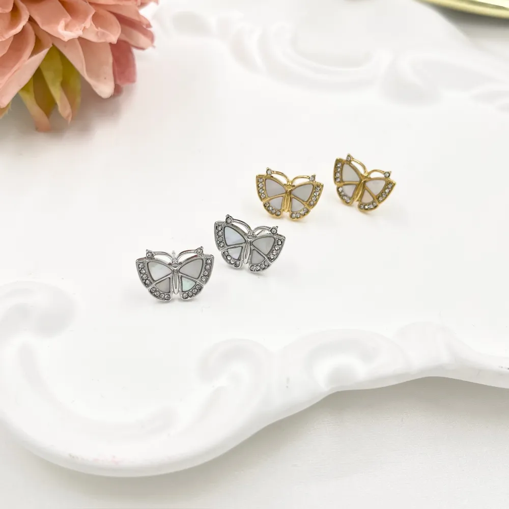 Farfalla -Orecchini in Acciaio - OAP-103-AA4177E (Argento)