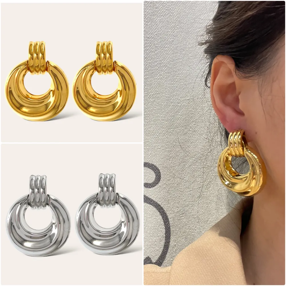 Pendente -Orecchini in Acciaio - OR-103-AA4653E (Argento)