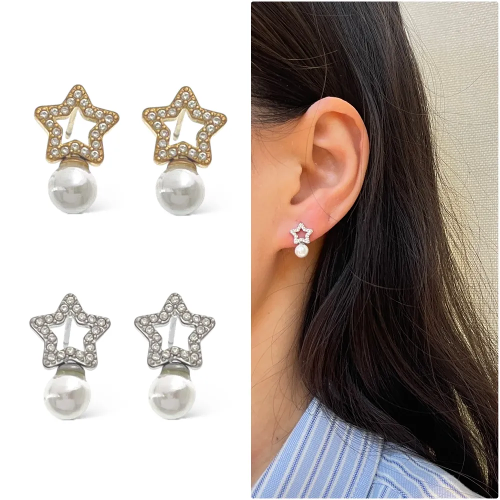 Stella Perla -Orecchini in Acciaio - OAP-103-AA5039E (Oro Giallo)