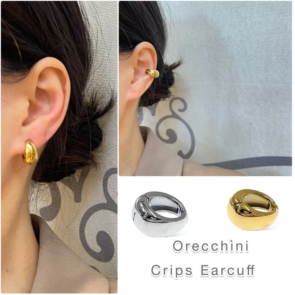 Goccia a Molla -Earcuff in Acciaio - OAP-600-H359