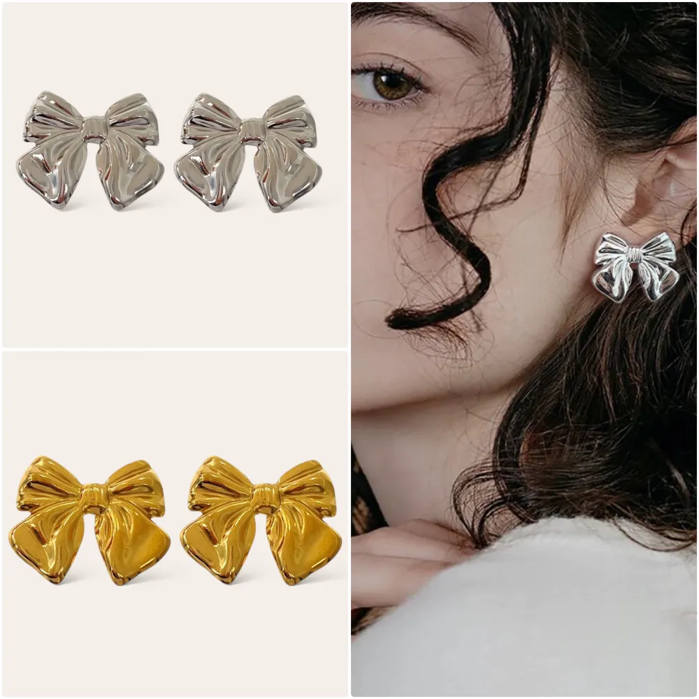 Fiocco -Orecchini in Acciaio - OR-754-11