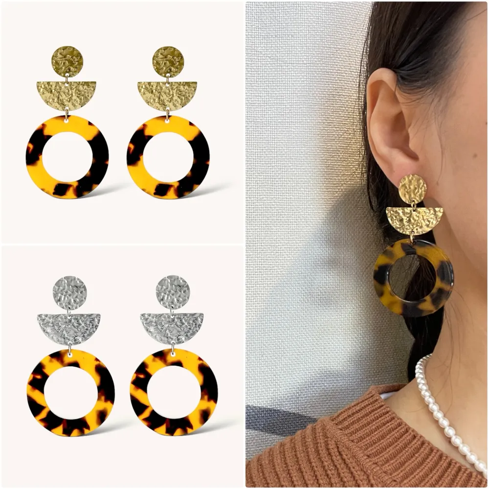 Cerchio-Orecchini in Acciaio - OAP-759-57