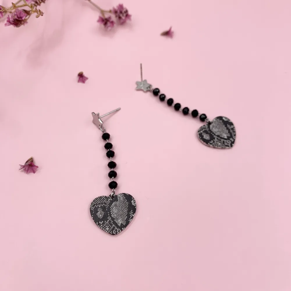 [OAP6842-Cuore Animalier- Orecchini in Acciaio] OAP6842-Cuore Animalier- Orecchini in Acciaio - OAP6842-Cuore Animalier- Orecchini in Acciaio