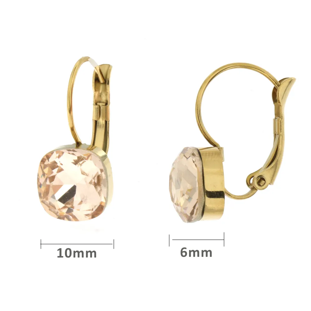 Oas-Punto Luce - Orecchini a monachella in acciaio - OAS-Punto Luce 4401 - Orecchini a monachella in acciaio (Nero)