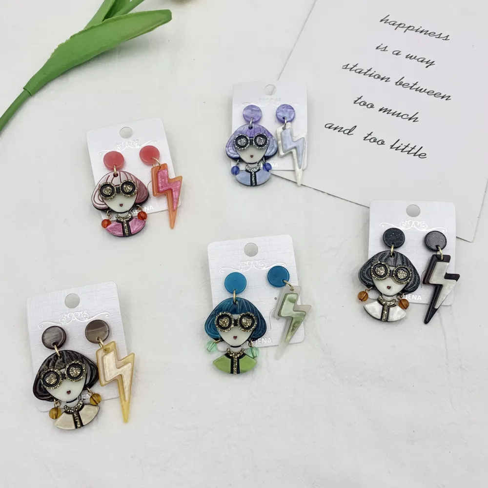 Donna-Orecchini Resina - OMM-15636