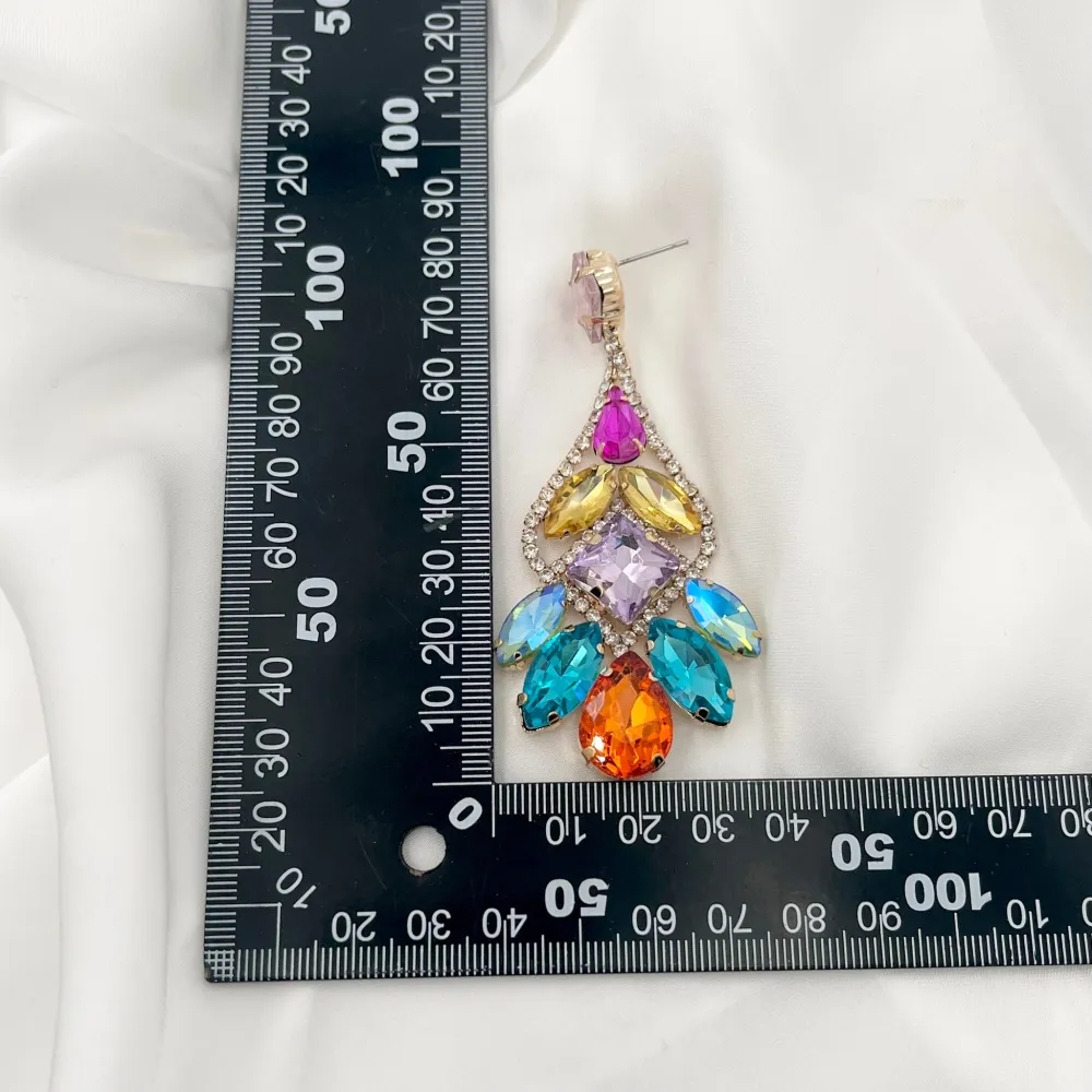 Chantelier-Orecchini Moda Vetro - OMM-159-21304-1