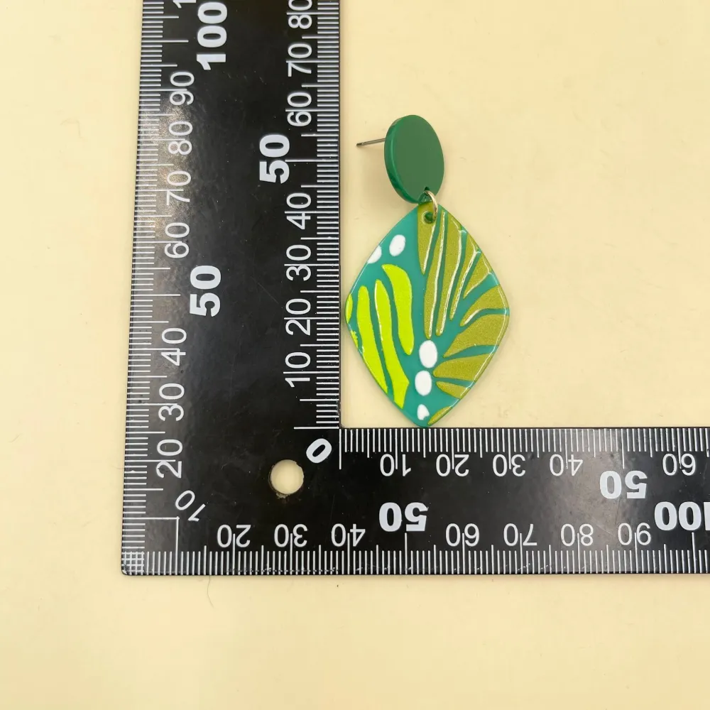 Foglia Fantasia-Orecchini Moda - OMM-316-18