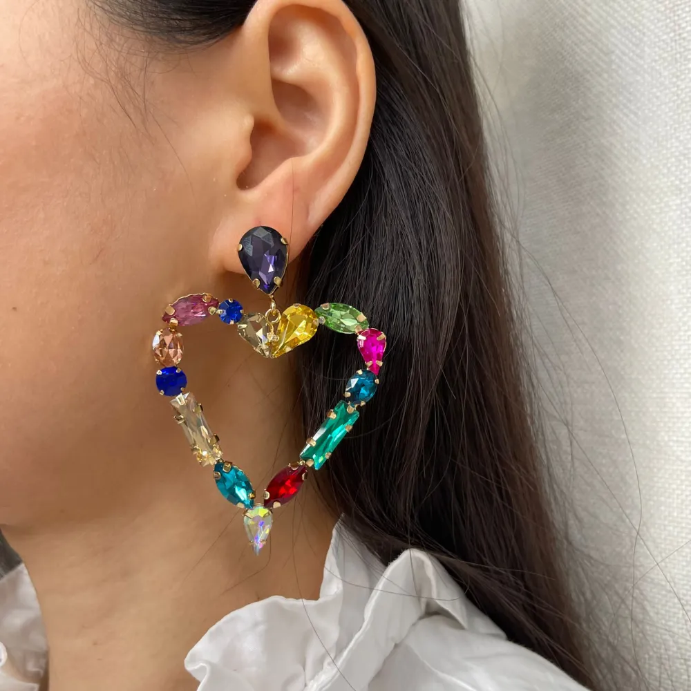 Cuore -Orecchini Moda - OMM-321-B2825