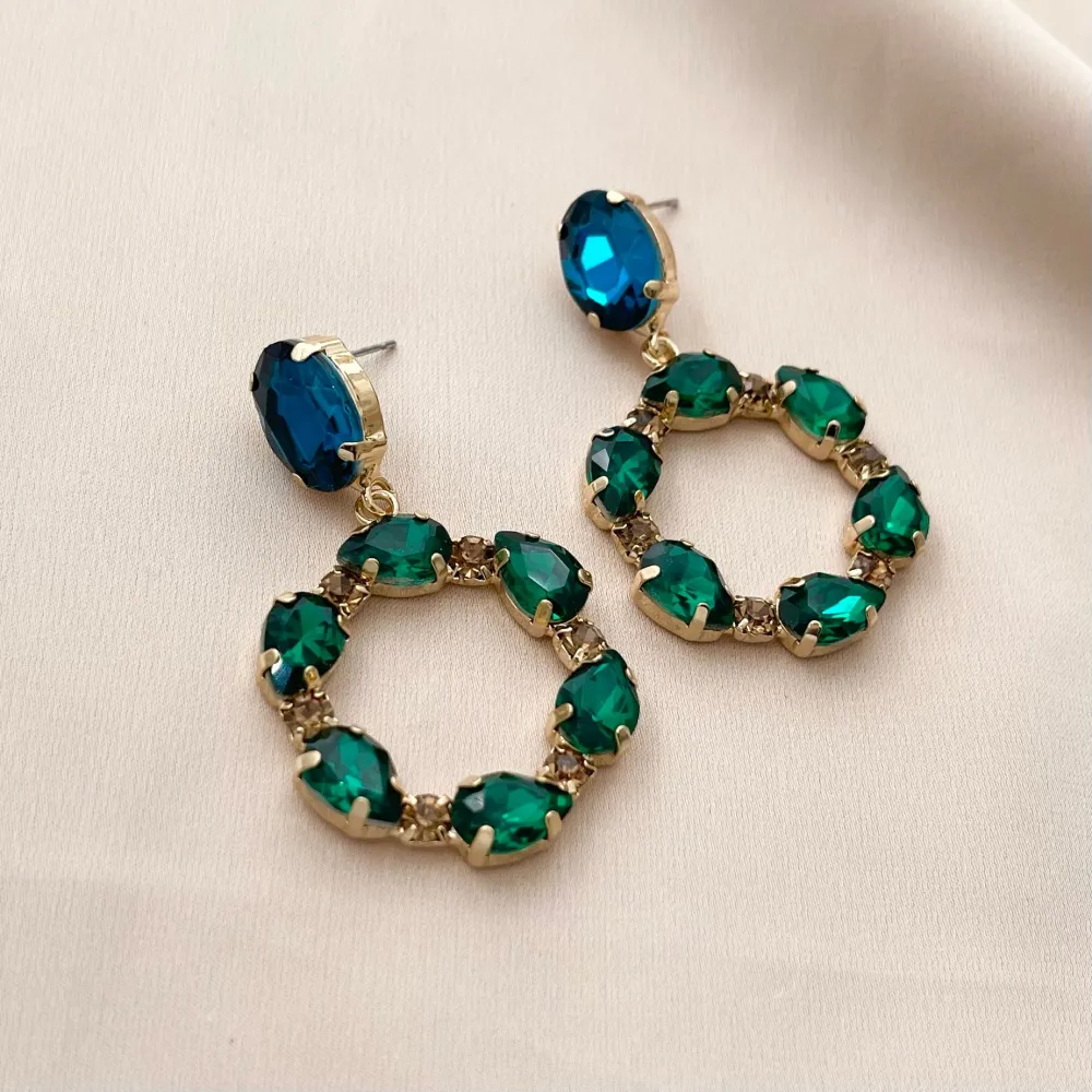 Cerchio Vuoto-Orecchini Moda Vetro - OMM-381-205