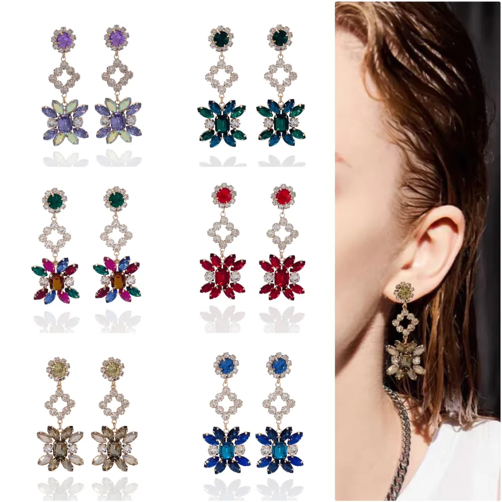 Fantasia-Orecchini Moda Vetro - OMM-520-L25